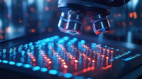 Microscopio per analisi genetica