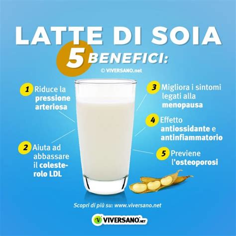 Benefici del latte di soia