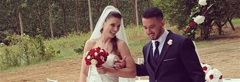 Cecilia Salvai e Marco Borgese al matrimonio