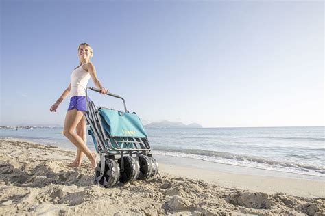 Carrellino pieghevole BEACHWAGON in azione