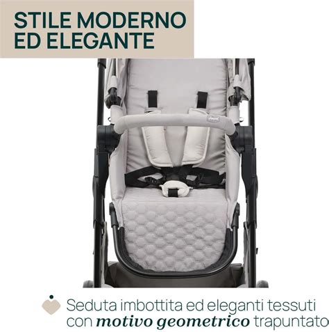 Infografica sistema modulare passeggino, carrozzina, seggiolino auto