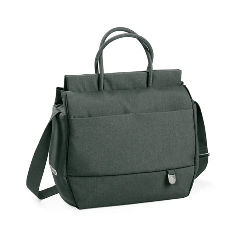 Borsa passeggino Peg Perego verde con fasciatoio estratto