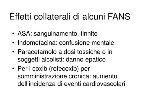 Effetti dei FANS in gravidanza