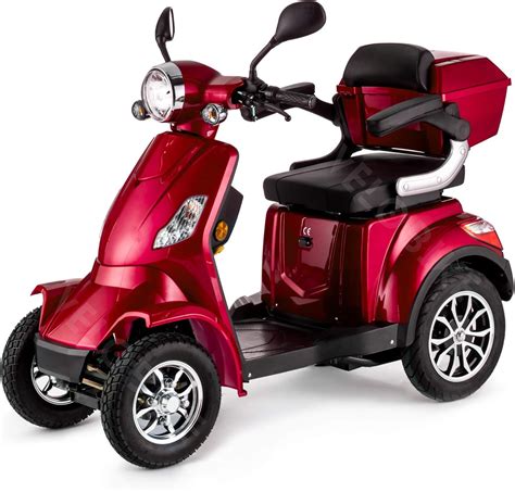 scooter elettrico a 4 ruote tipo Faster con seggiolino ergonomico
