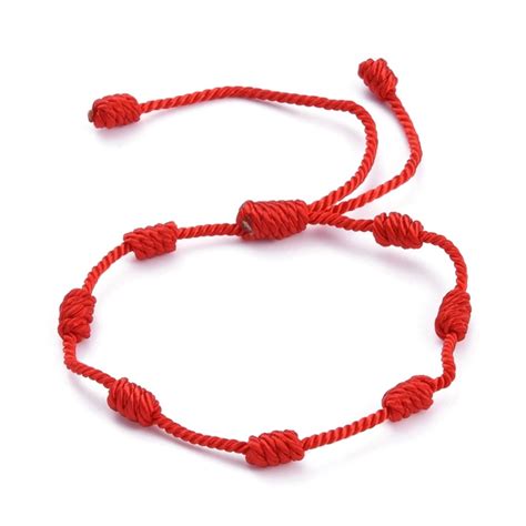 Braccialetto Kabbalah con 7 nodi