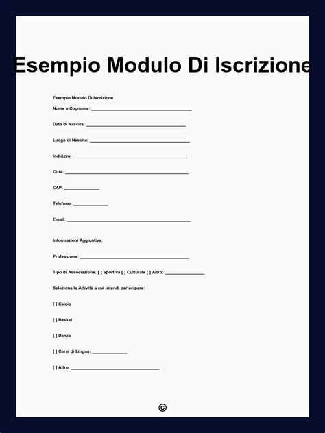 Esempio Modulo N-400