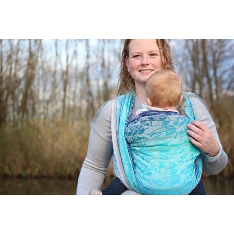 Fascia Yaro Four Winds Aqua Grad Natural Hemp con piume