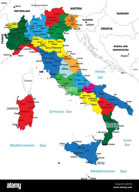 Mappa dell'Italia con evidenziate le regioni con alta percentuale di obiettori