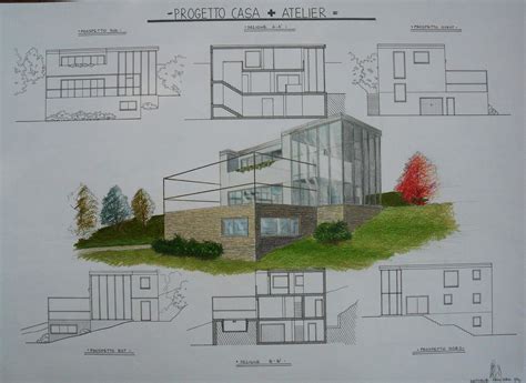 Schizzo del layout della casa