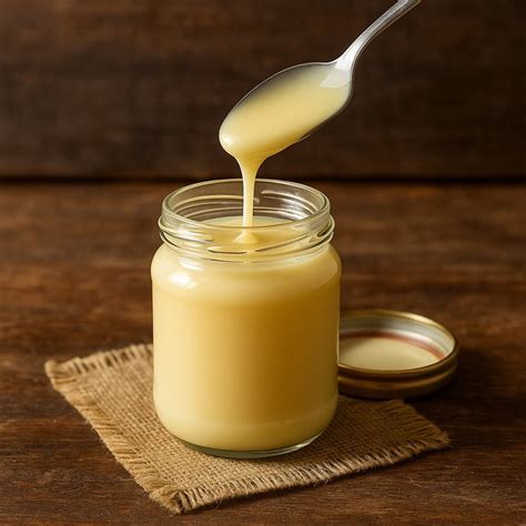 Latte condensato in barattolo e sue applicazioni