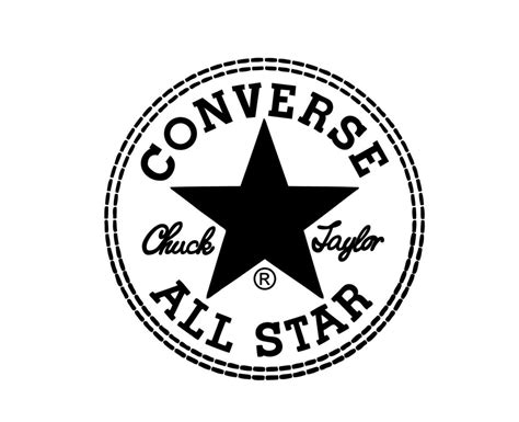 Dettaglio del logo Converse All Star ricamato su uncinetto
