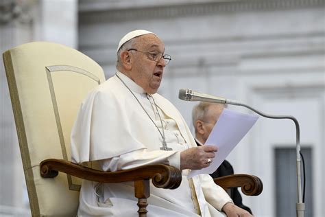 Pope Francis addressing an audience on the sanctity of life