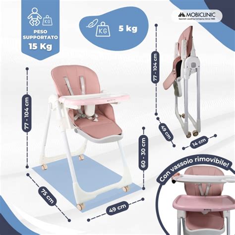 schema di sicurezza seggiolone pieghevole