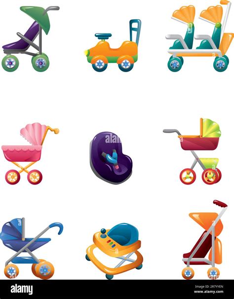 Illustrazione storica di una carrozzina per bambini