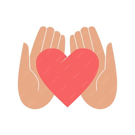 Mani che tengono un cuore, simbolo di accettazione e supporto