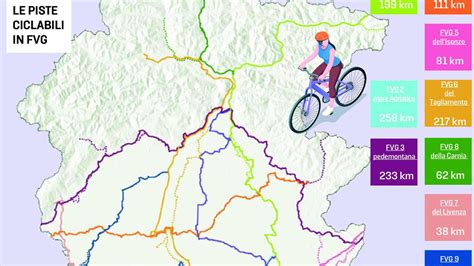 Mappa delle ciclabili nelle Dolomiti con punti di noleggio