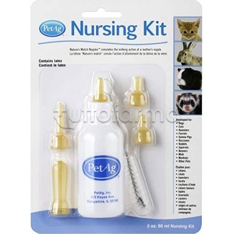 Kit per l'allattamento artificiale di cuccioli di cane