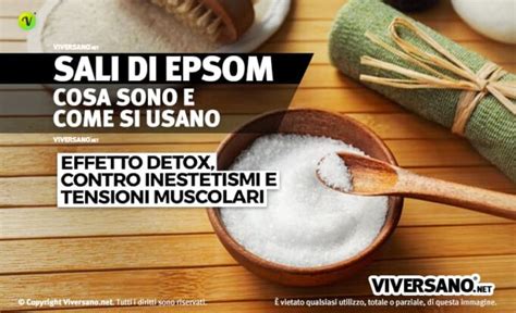 Bagno rilassante con sali di Epsom