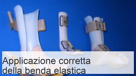 Schema illustrativo della tecnica di fasciatura con mussola, mostrando la posizione 