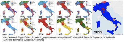 Mappa delle Salse Regionali Italiane