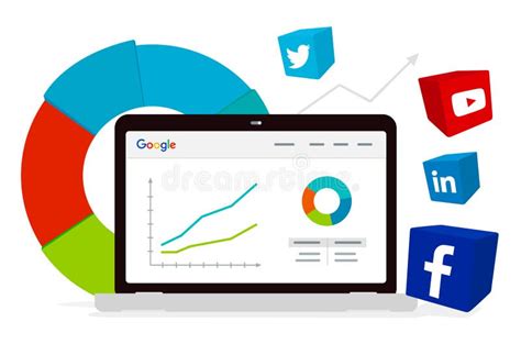 Icone di Google Analytics, Twitter e YouTube