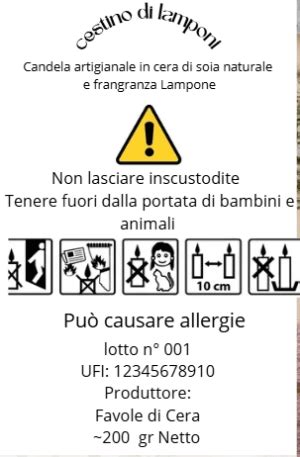 Etichetta di sicurezza con limiti di età e peso per i girelli