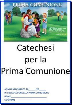 Bambini in catechesi per la Prima Comunione