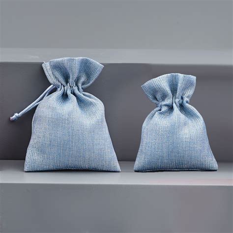 Sacchettini portaconfetti in organza e lino