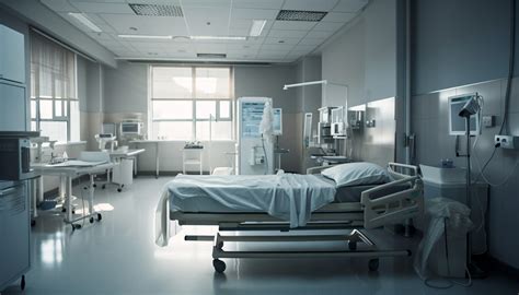 Stanza ospedaliera privata accogliente e confortevole