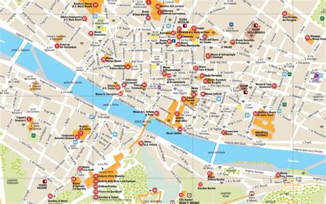 Mappa degli ospedali di Firenze