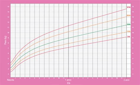 Curve di crescita fetale con percentili