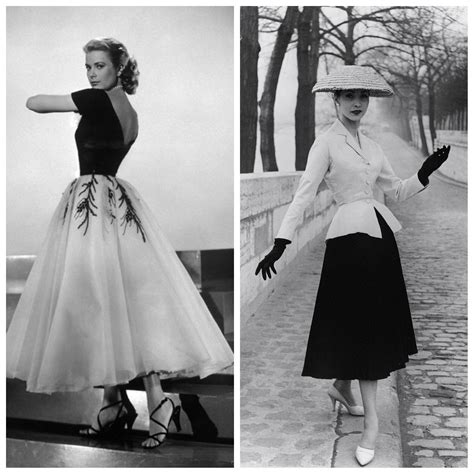 Christian Dior in studio con modello e gonna a corolla