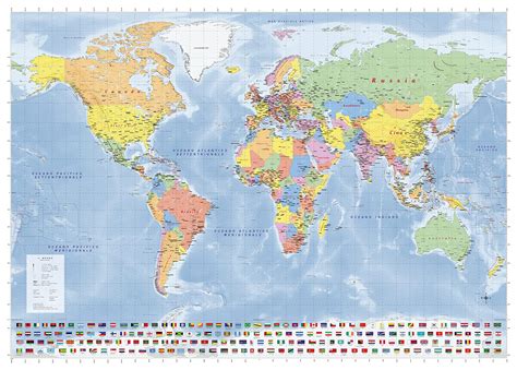 Mappa del mondo con icone musicali