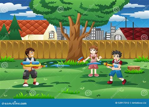 Illustrazione di bambini piemontesi che giocano in un cortile