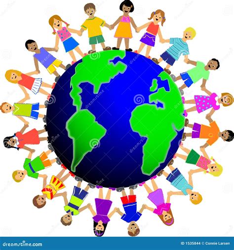 Illustrazione colorata per bambini che rappresenta i colori del mondo