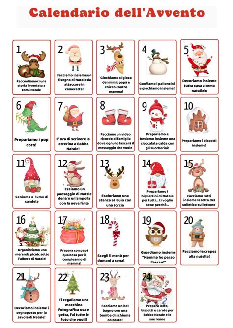 Esempi di giochi sicuri e adatti per bambini di un anno nel calendario dell'Avvento