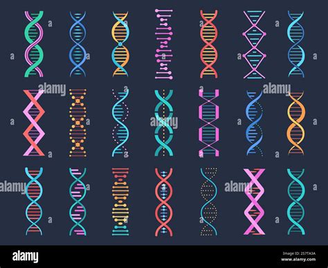 DNA helix and medical symbols