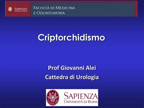 Illustrazione del criptorchidismo