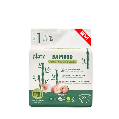 Composition of Naty eco-diaper layers