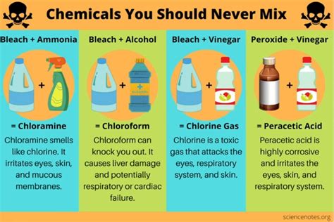 Infographic on common chemicals in consumer products