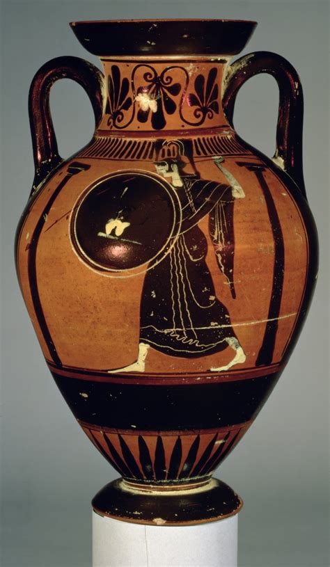 Particolare di una ceramica attica raffigurante scene tratte dalla Teogonia