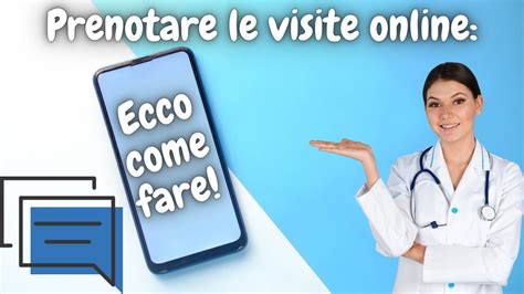 Infografica: come prenotare una visita medica