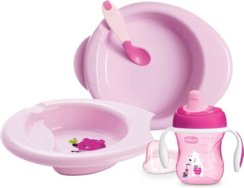 Una selezione di set pappa colorati e sicuri per neonati