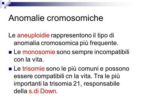 Infografica sulle aneuploidie cromosomiche comuni