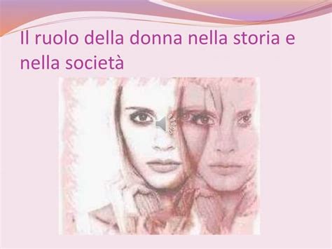 Ruolo della donna nella società