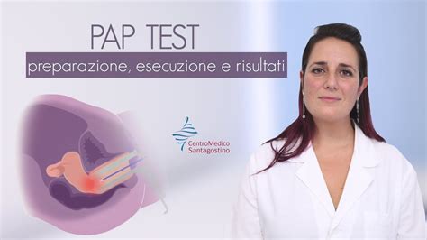 Donna che esegue un Pap test