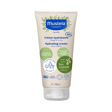 Bambino con pelle irritata trattata con crema Mustela