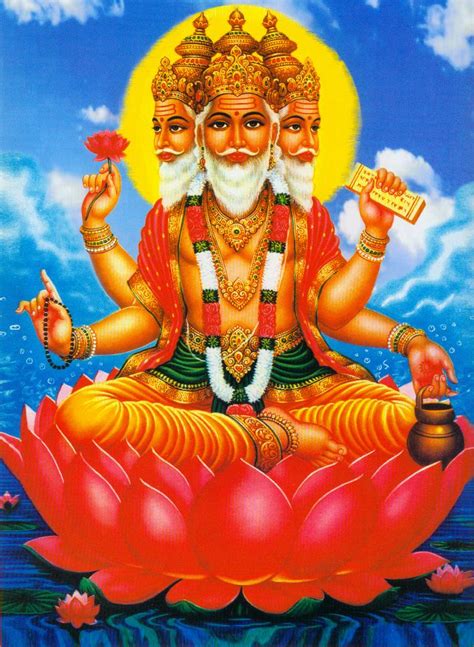 Divinità Hindu Brahma