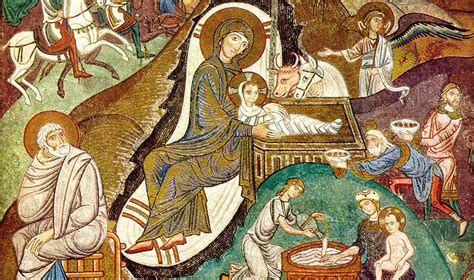 Dettaglio della Madonna nella Natività di Palermo