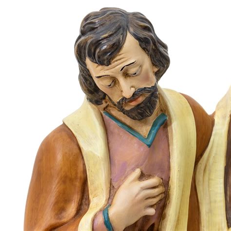 Dettaglio di San Giuseppe nella Natività di Palermo